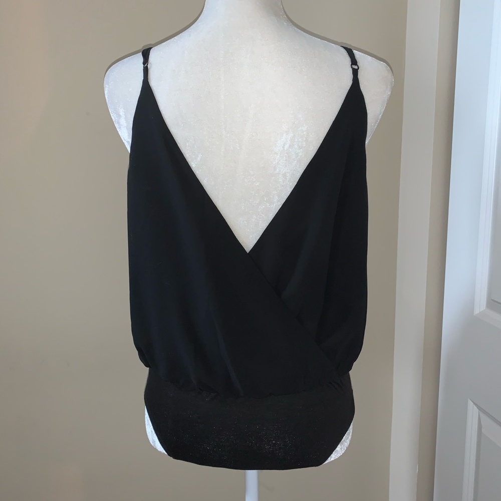 ❌❌SOLD❌❌ Tobi | Black VNeck Bodysuit NWT - Picture 2 of 7